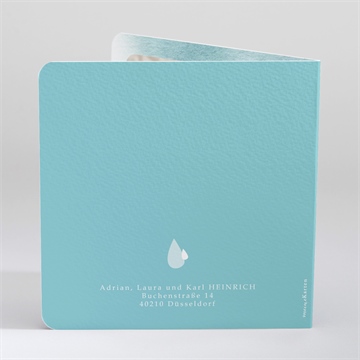 Einladung Taufe wassertropfen - vue 3