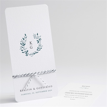 Menükarte Hochzeit ref. N22176