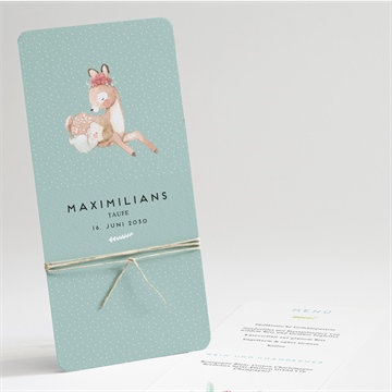 Menükarte Taufe ref. N22184