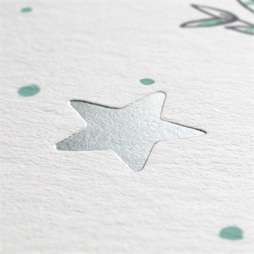 Einladung Taufe blätterranke - vue 2