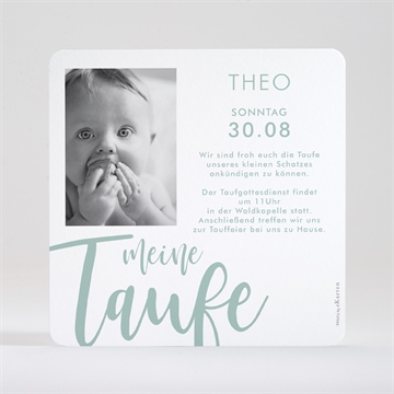 Einladung Taufe silbernes kreuz - vue 3