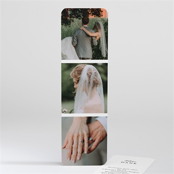 Dankeskarte Hochzeit fotoautomat schlicht