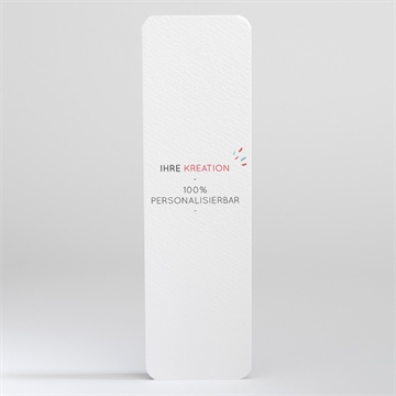 Geburtskarte blanco - 5,3x19,4cm (n200350)