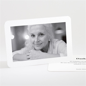 Trauerdanksagung zärtlich