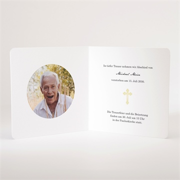 Trauerkarte zitat - vue 3