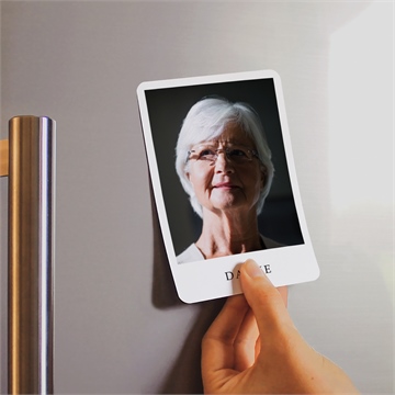 Trauerdanksagung fliederzweig - magnet - Vue 2