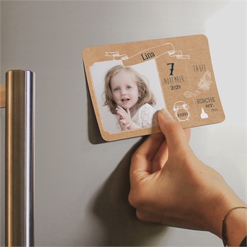 Einladung Taufe piktogramme - magnet - Vue 2