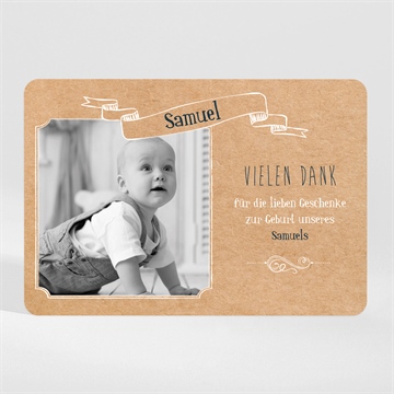 Dankeskarte Geburt ref. N11069