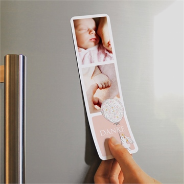 Dankeskarte Taufe kleines kaninchen - magnet - Vue 2