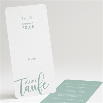 Menükarte Taufe ref. N221111