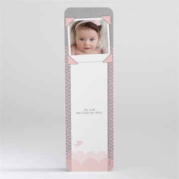 Andenken Taufe matrose in rosa - Vue 2