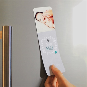 Andenken Taufe vogelgezwitscher - magnet - Vue 2