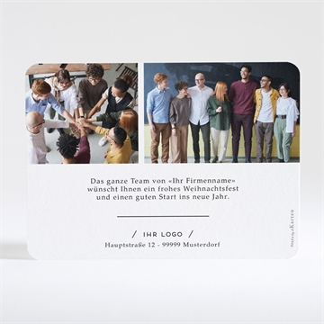 Weihnachtskarte schick in kraft - vue 4