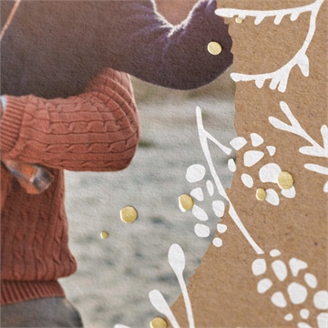 Weihnachtskarte blätterwirbel - vue 2