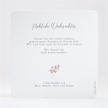 Weihnachtskarte blätterwirbel - vue 4