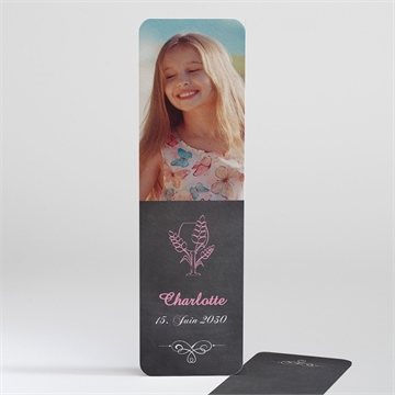 Andenken Kommunion weizenähren rosa