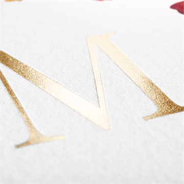 Geburtskarte herbstharmonie - gold - Vue 2