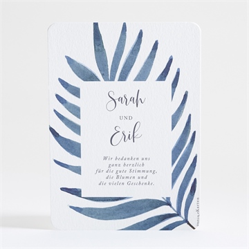 Dankeskarte Hochzeit evasion - vue 2