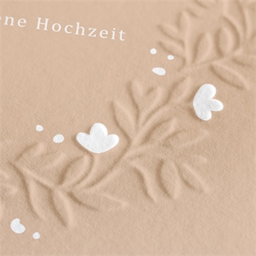 Einladung Hochzeitsjubiläum reliefkarte - 50 jahre - vue 2