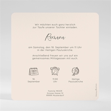 Einladung Taufe teddybär - vue 2