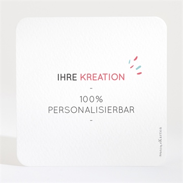 Einladung Hochzeitsjubiläum blanco 9,5x9,5cm (n301180) - vue 2