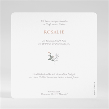 Einladung Taufe freude pur - Vue 2