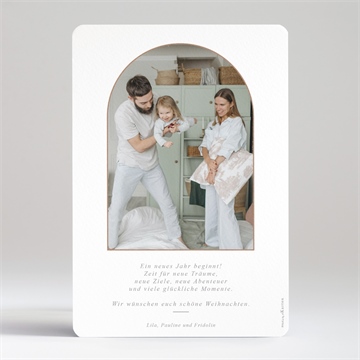 Weihnachtskarte schleierkrautkranz - vue 2