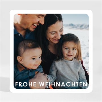 Weihnachtskarte schlichter gruß - magnet