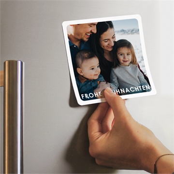 Weihnachtskarte schlichter gruß - magnet - vue 2