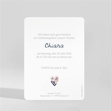 Geburtstagseinladung meerjungfrau - vue 2