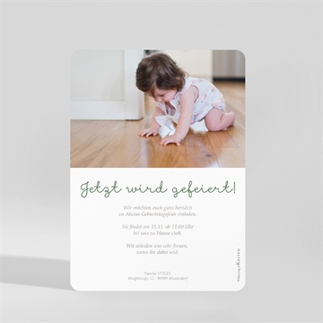 Geburtstagseinladung hase und gießkanne - vue 2