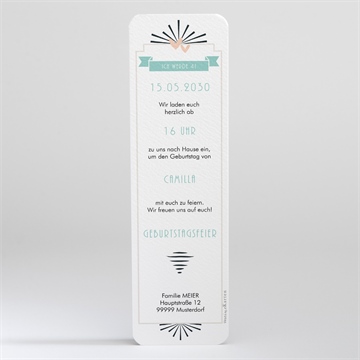 Geburtstagseinladung foto-streifen - vue 2