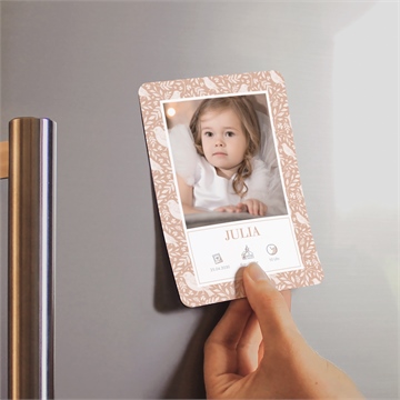 Einladung Taufe kleines vögelchen - magnet - vue 2