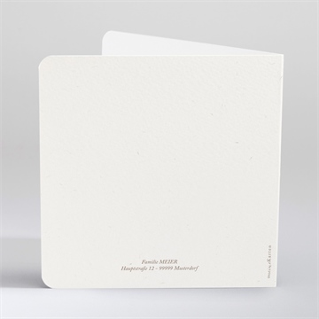 Geburtskarte herbstfuchs - prägung - vue 4