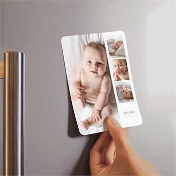 Dankeskarte Geburt fotosammlung - magnet - vue 2