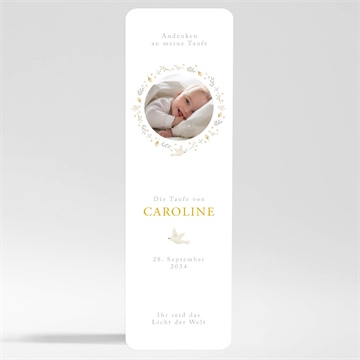 Andenken Taufe zarte eleganz - magnet