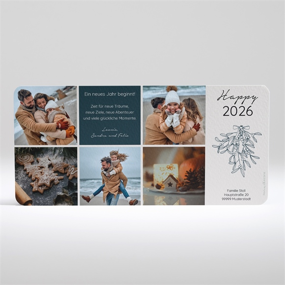 Weihnachtskarte Weihnachtliche Fotocollage ref.N13010