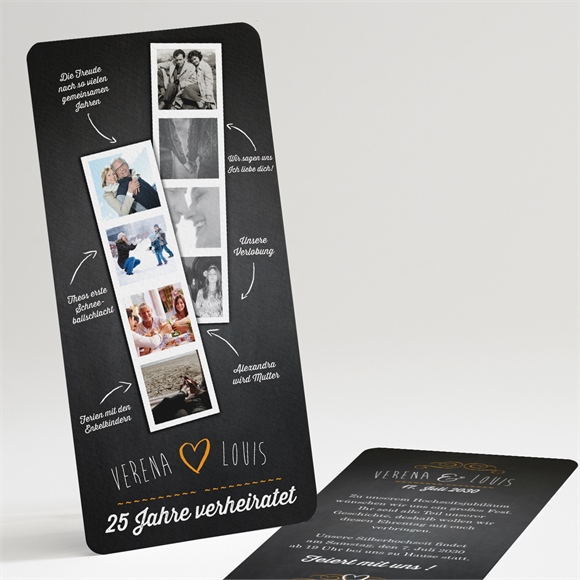 Einladung Hochzeitsjubiläum Retrospective - 25 Jahre ref.N22130