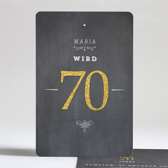 Geburtstagseinladung 70 Jahre ref.N24196