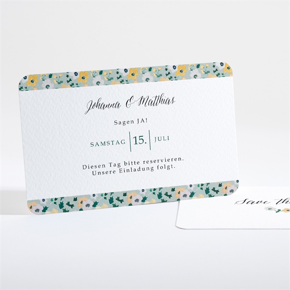 Save the Date Karte Floraler Rahmen ref.N16135