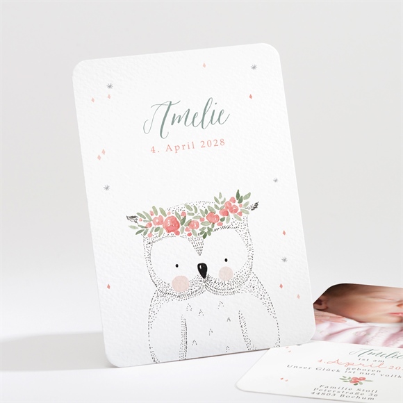 Geburtskarte Kleine Eule ref.N211177