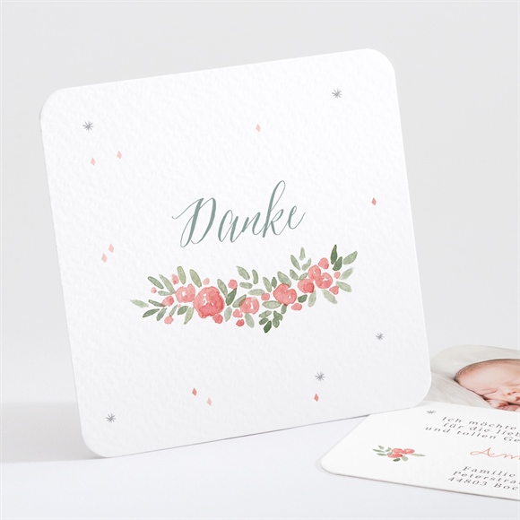 Dankeskarte Geburt Kleine Eule ref.N30182