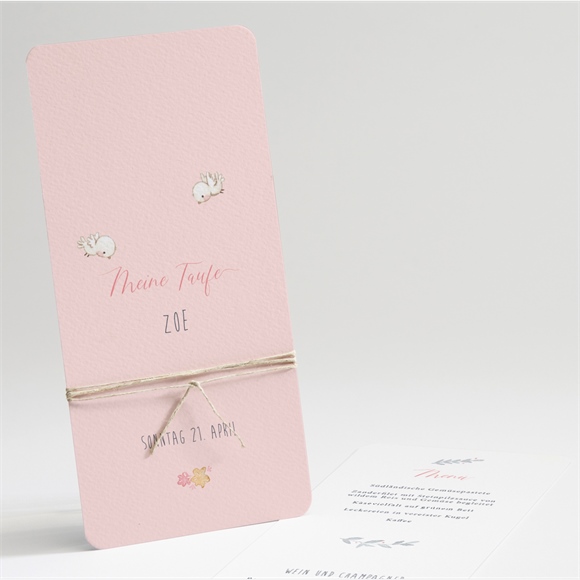 Menükarte Taufe Lullaby ref.N22183