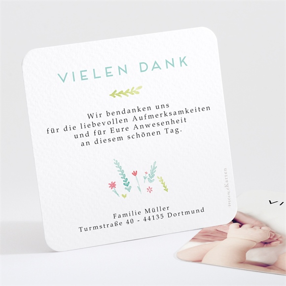 Dankeskarte Taufe Mein Rehkitz ref.N30193