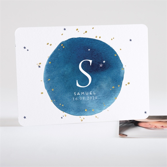 Geburtskarte Glitzernde Freude ref.N18107