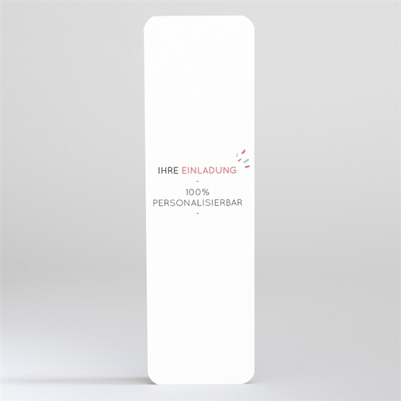 Hochzeitseinladung Blanco - 5,3x19,4cm (N200506) ref.N200506