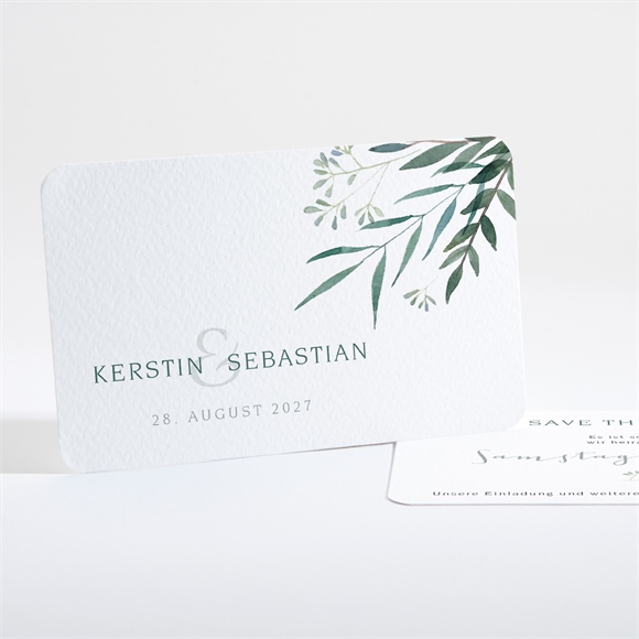 Save the Date Karte Olivenzweig 2 ref.N161196