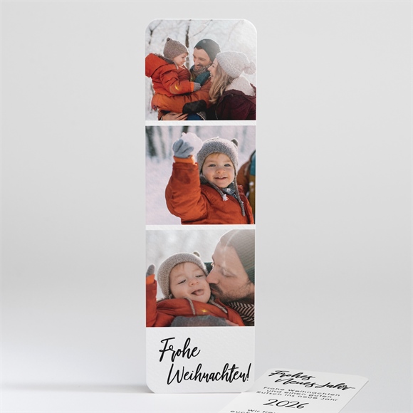 Weihnachtskarte Weihnachtliches Lesezeichen ref.N201112