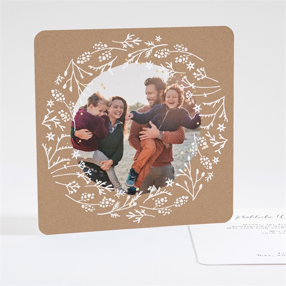 Weihnachtskarte Blätterwirbel ref.N35197