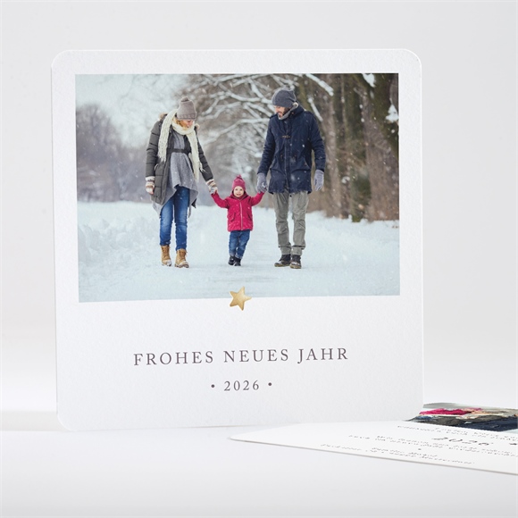 Weihnachtskarte Goldstern ref.N35199